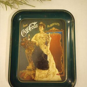 Vintage Coca cola 75th anniversary commemorative tray No.029124